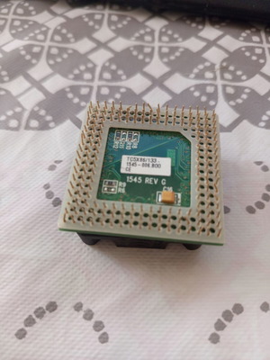 Turbochip Kingston 5x86/133 upgrade used, rare vintage for 486
