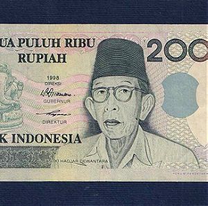 INDONESIA 20.000 RUPIAH 1998 P-138 AUNC No179126