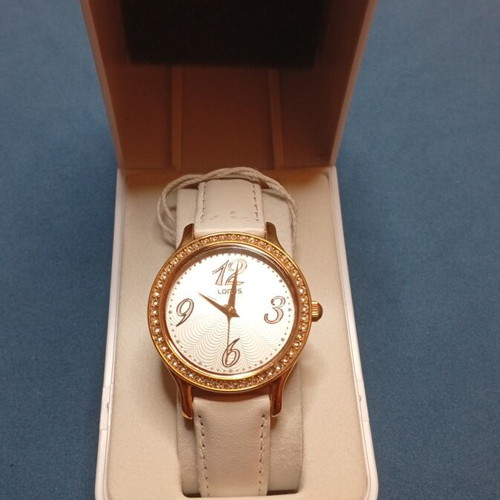 Lorus RG220GX-9 women's analog watch new, gold and silver