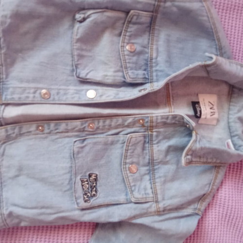 Zara Minnie denim jacket for 4-5 years old
