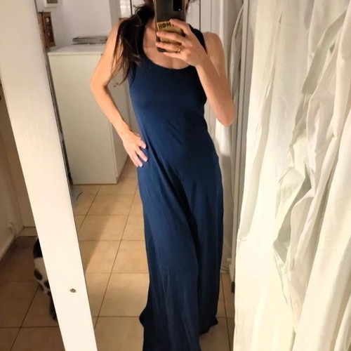Maxi navy blue dress like new Naiba, size S