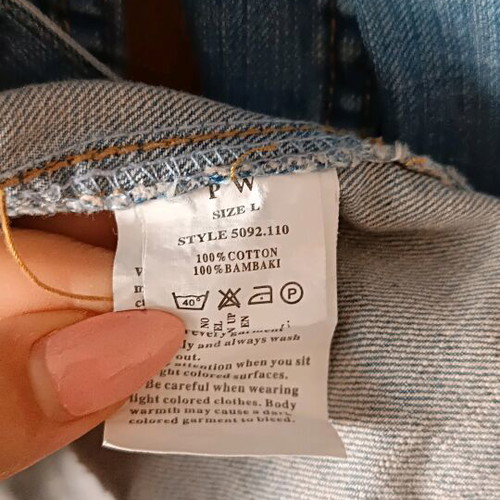 Pink Woman denim women's jeans like new, size L