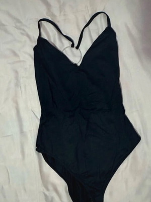 Summer bodysuit backless like new, size M, black
