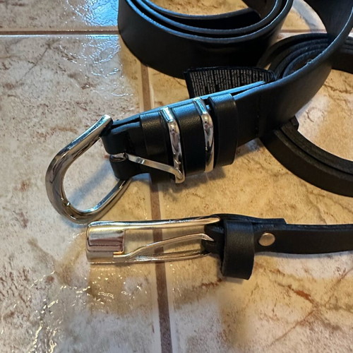 Belts used, medium size, black