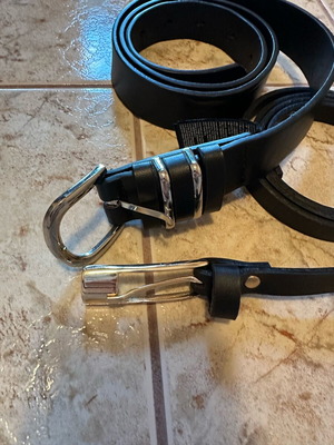 Belts used, medium size, black