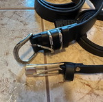 Belts used, medium size, black