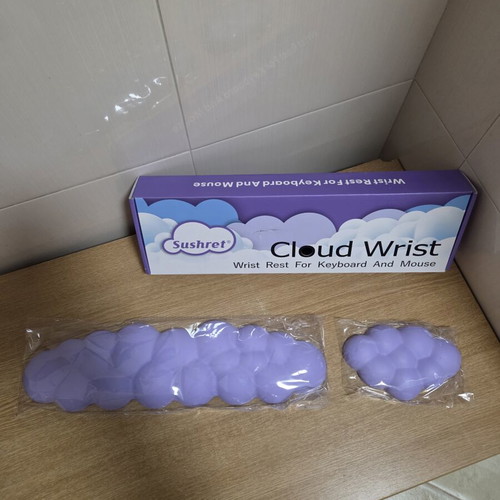 Sushret Cloud Wrist Rest set for keyboard and mouse new