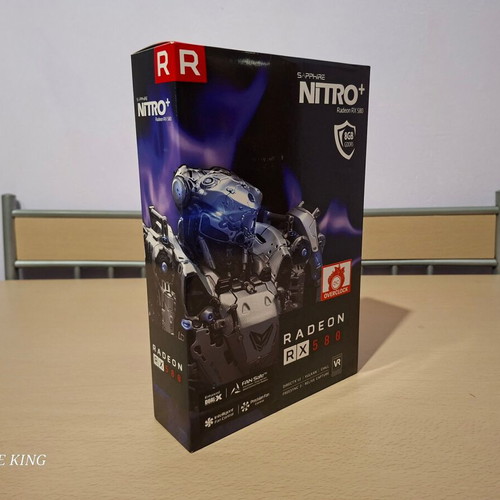 Gaming video card AMD SAPPHIRE NITRO+ Radeon RX 580 8GB GDDR5 like new