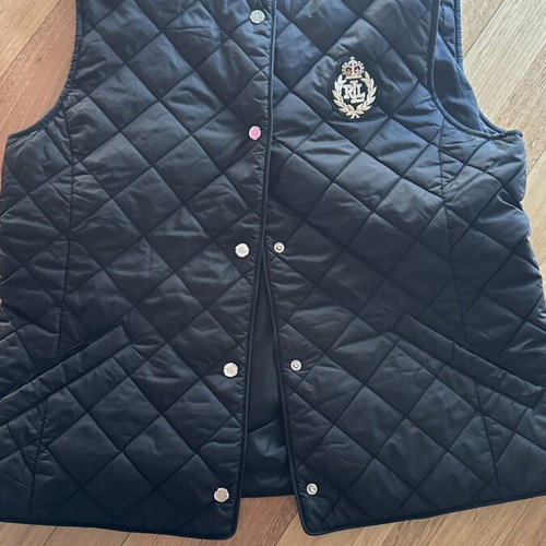 Ralph Lauren black vest large like new