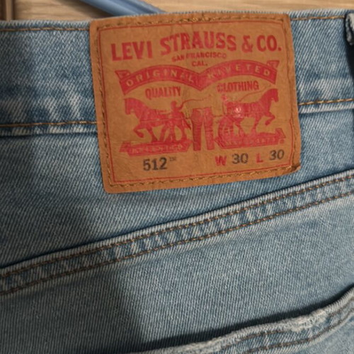 Levi's 512 jeans size 30x30, blue