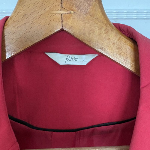 BHS trench coat size 48 like new, red
