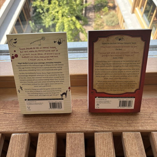 Diary of a Wimpy Vampire books like new, set of two by Tim Collins