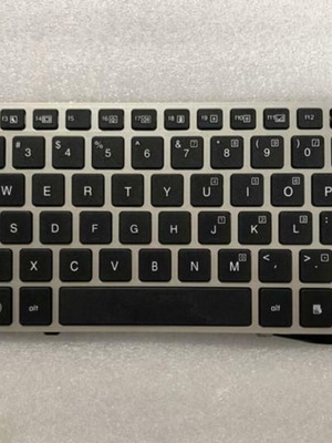 HP EliteBook 2560 2560p 2570 2570p Keyboard new, EN-US, silver frame