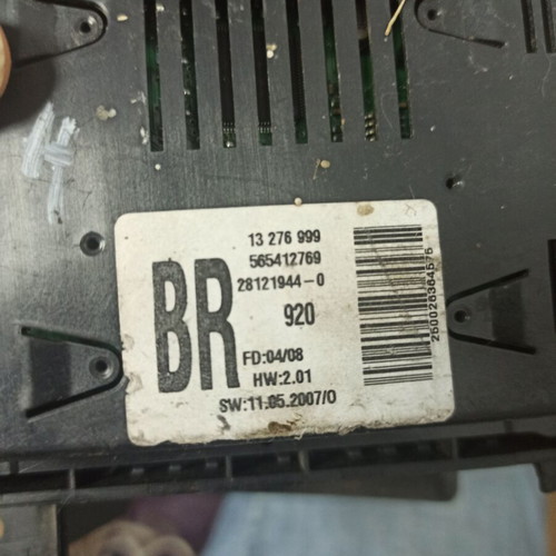 Display 13276999 for Opel Zafira B 1.9 CDTI 2005 used