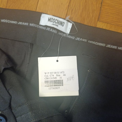 Moschino Jeans Donna pants new, vintage, size IT 46, black