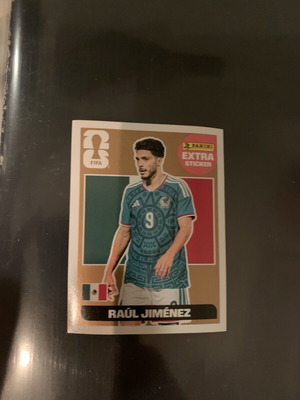 Раул Хименес Panini Extraa бронзов стикер като нов