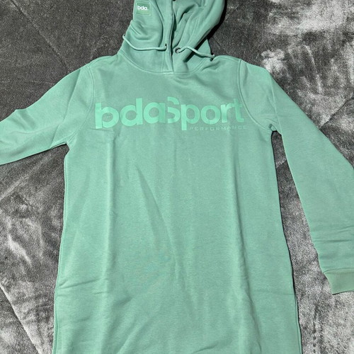 Bda Sports athletic sweatshirt dress like new, size medium, turquoise