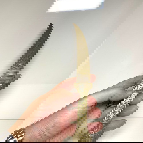 Медно османско декоративно ножче употребявано