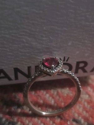 Pandora promise ring genuine new silver