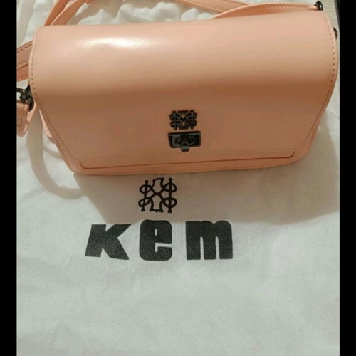 KEM crossbody bag new, soft pink color