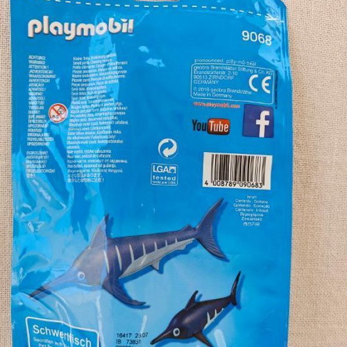 Playmobil Sea Animal Fence, Octopus & Swordfish Sets New