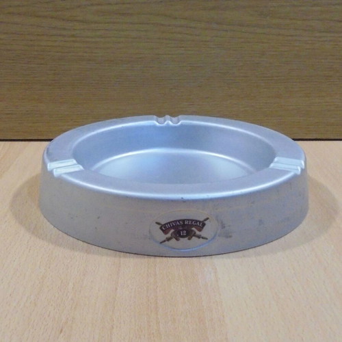 Chivas Regal Scotch Whisky old promotional metal ashtray used