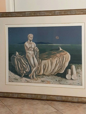Μεταξοτυπία Καραβούση Σαράντη Αρχαϊκό μεταχειρισμένο με κορνίζα