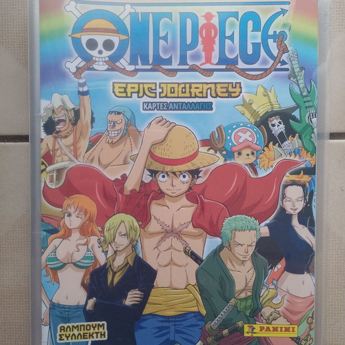 108 SINGLE CARDS AND ALBUM ONE PIECE PANINI