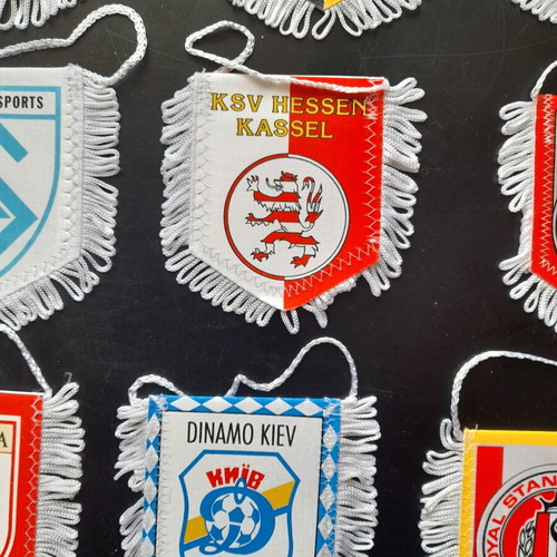 Football Pennants like new, rare and hard-to-find pieces