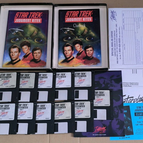 Star Trek Judgment Rites PC like new, complete box