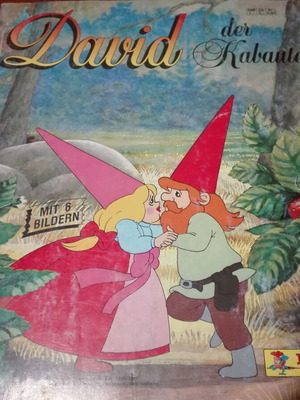 Panini David the Elf 1986 sticker album used