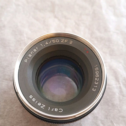 Zeiss Planar 50mm T 1.4 ZF2 Nikon mount used