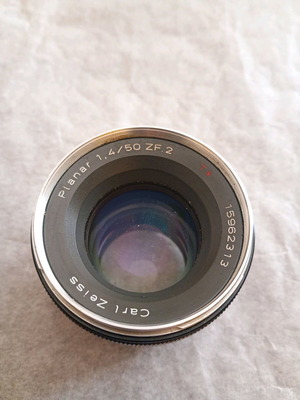 Zeiss Planar 50mm T 1.4 ZF2 Nikon mount used
