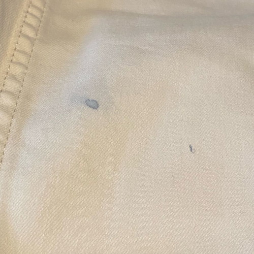 H&M white skinny jeans XS skinny ankle regular waist used with blue mark