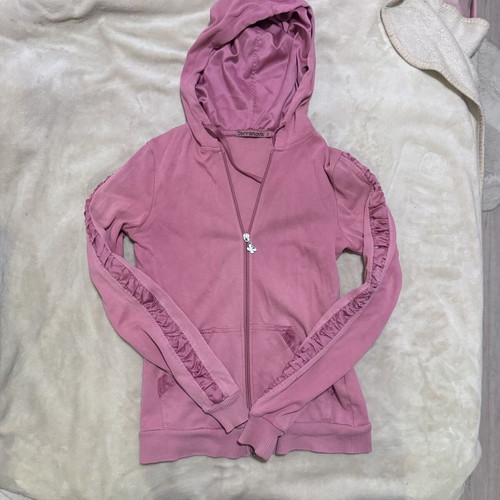 Terranova women's pink zip-up sweater hoodie size S like new