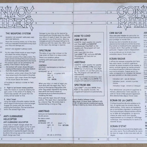 Convoy Raider (Gremlin) Amstrad Cassette like new