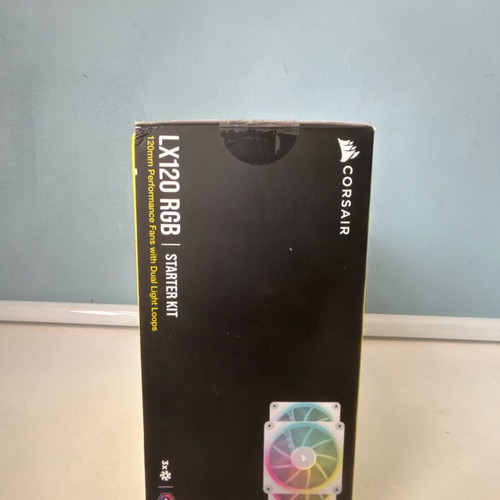 Corsair fans new set of 3 pcs 120mm RGB