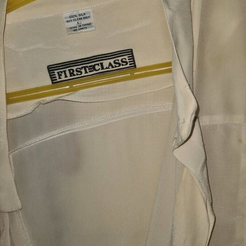 Silk shirt size L new without tag