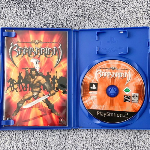 Barbarian PlayStation 2 used with booklets