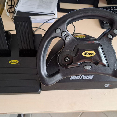 Mad Catz steering wheel for PS2 without box