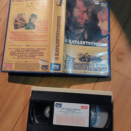 The Beguiled 1971 VHS Clint Eastwood adventure movie