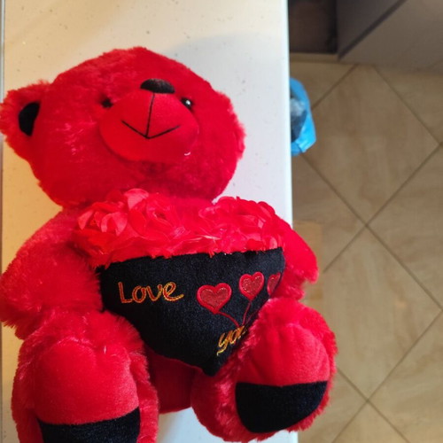 Plush bear like new for Valentine's Day gift