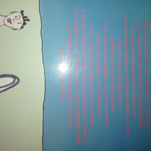 Ludo et Nefeli teacher's book A1 like new, French