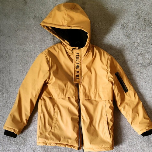 Orchestra kids jacket like new, waterproof, gold color, ages 9-11