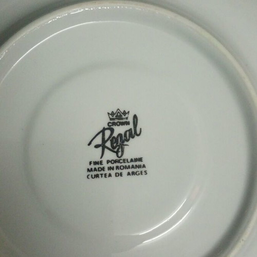 Set of coffee glasses and saucers like new