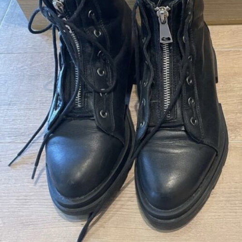 Stradivarius boots used, black, size 37