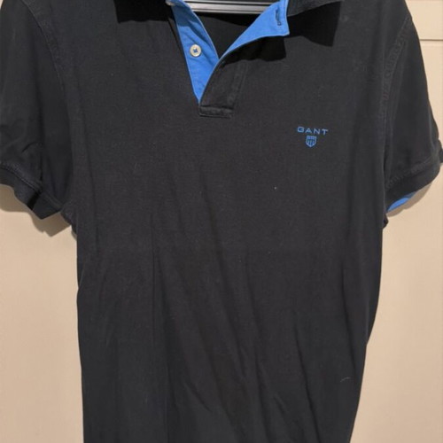 Polo Gant shirt like new, black and blue, sizes M L