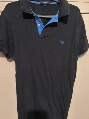 Polo Gant shirt like new, black and blue, sizes M L