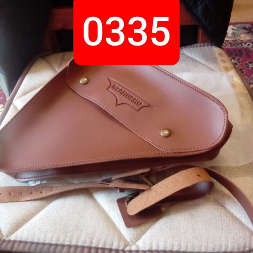 Leather bicycle bag retro style new