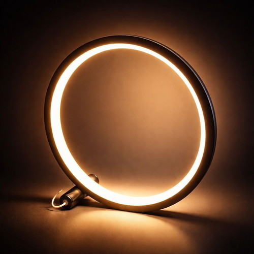 Led lamp Φ25 like new, warm light, with power switch